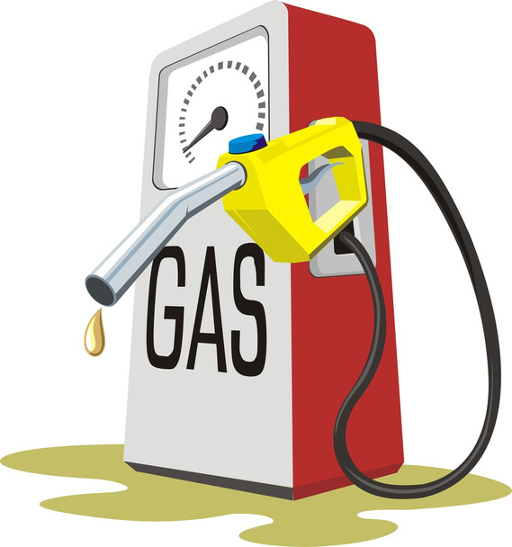 Benzinpumpe - Vektor, Bild