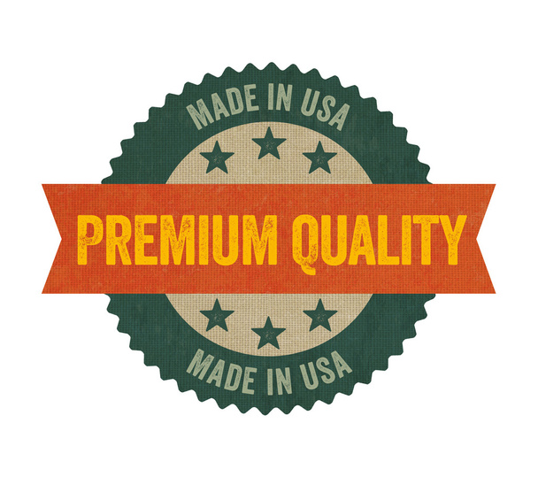 Label with the text Premium Quality - Photo, Image