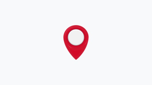 GPS videó kontakt mozgás mutatja a helyét a térképen - Felvétel, videó