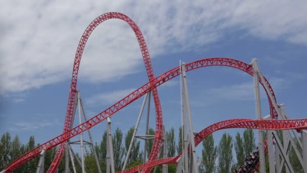 Roller coaster - Footage, Video