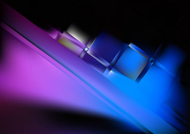 abstrakti tausta hämärtynyt lasi vaikutus, malli liikkeen rakenne, paistaa hämärtynyt kuvio satunnaisesti violetti tausta - Vektori, kuva