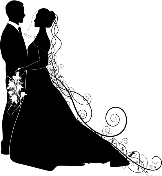 Casamento casal
 - Vetor, Imagem