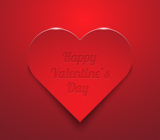 Heart background for Valentines Day - Vector, afbeelding