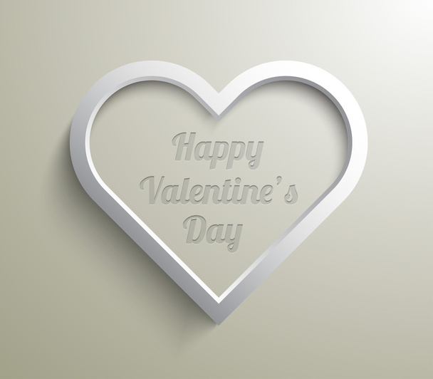Heart background for Valentines Day - Wektor, obraz