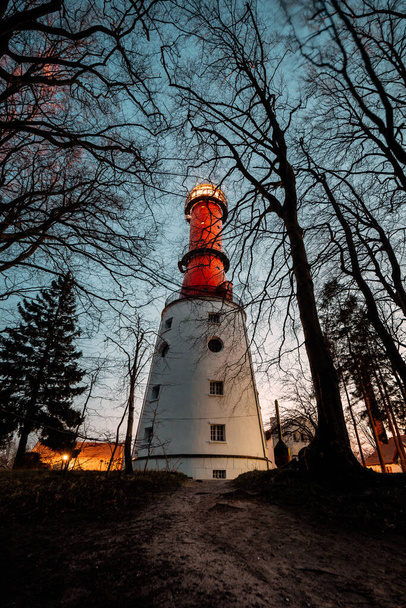 The lighthouse in Rozewie in the evening time - Valokuva, kuva