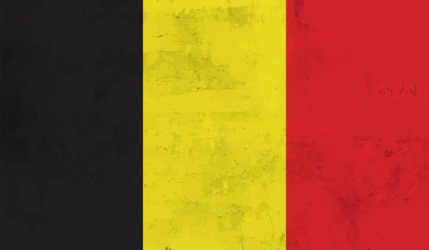 Grunge Bélgica bandera texturizada fondo. Ilustración vectorial
 - Vector, imagen