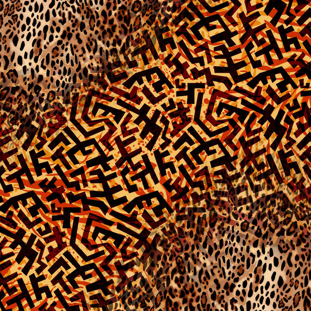 Барвистий абстрактний візерунок для текстилю та дизайну
 - Фото, зображення