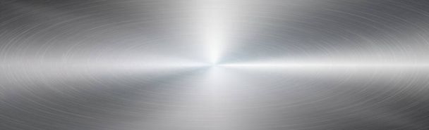 ハイライト付きシルバーメタルの背景テクスチャ-ベクトルイラスト - ベクター画像