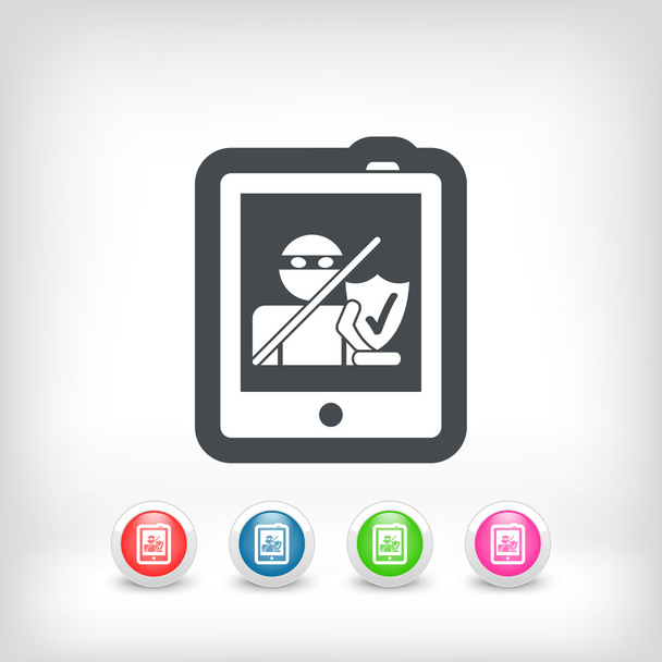 Tablet safety - Vector, Image