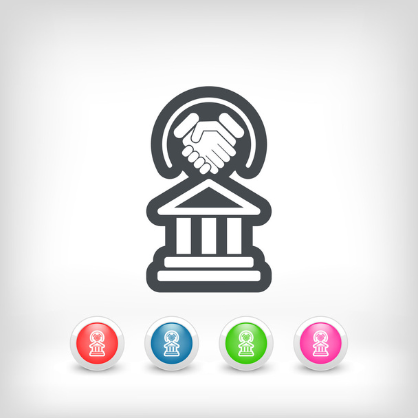 Legal agreement icon - Vector, Image