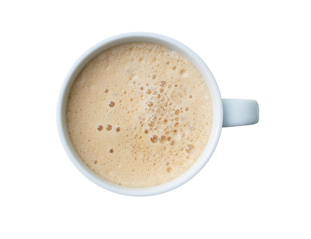 taza de café aislado sobre fondo blanco - Foto, Imagen