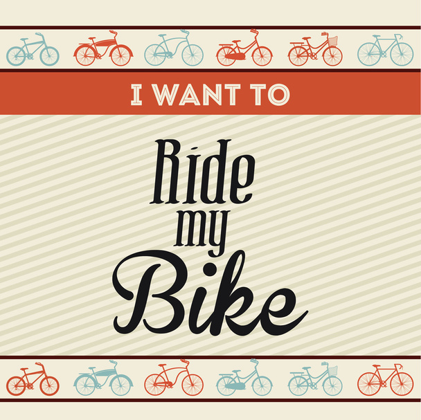 Bike design - Vetor, Imagem