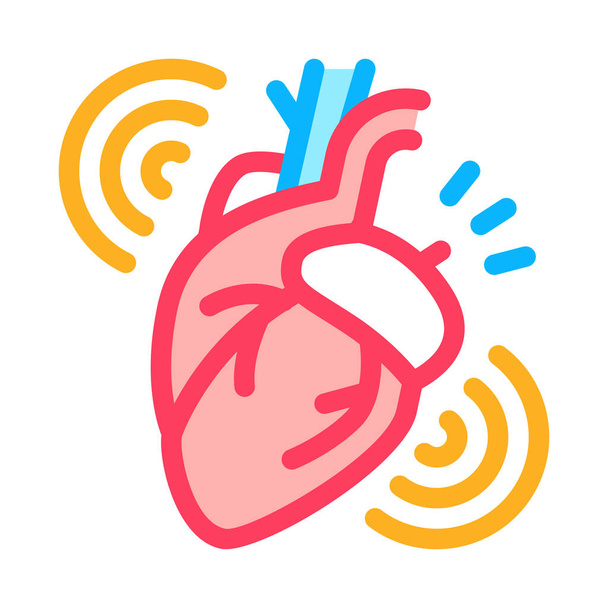σύμβολο εικονίδιο διάνυσμα εικονίδιο καρδιακή προσβολή - Διάνυσμα, εικόνα