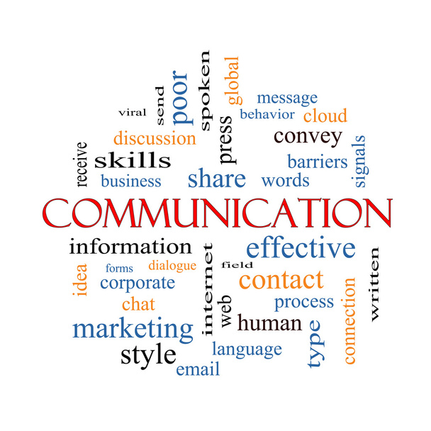 Comunicación Word Cloud Concept
 - Foto, Imagen
