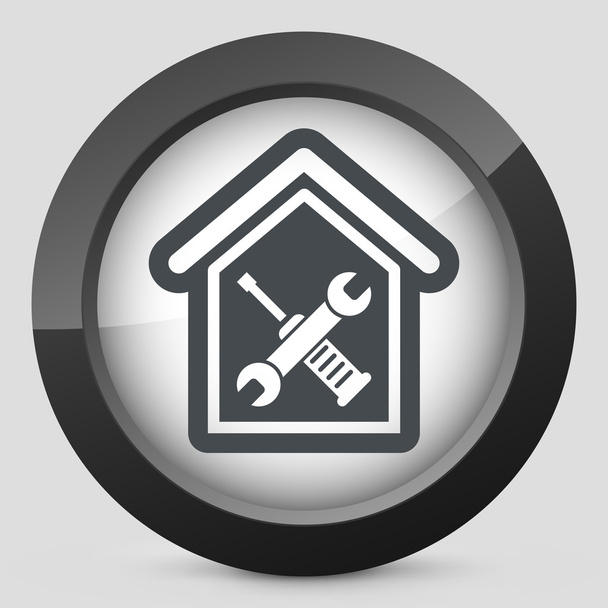 Home javítás ikon - Vektor, kép