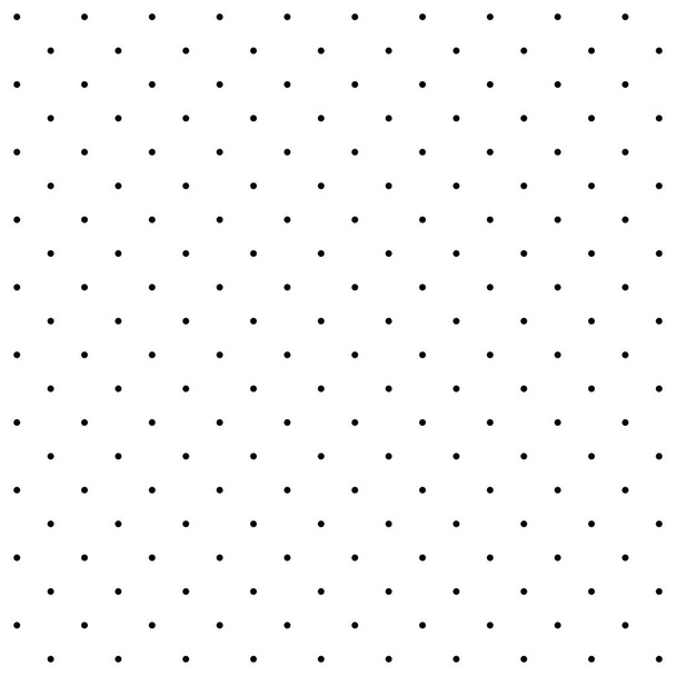 Απρόσκοπτη μοτίβο - μικρή μαύρη κουκίδα σε λευκό φόντο. Ουδέτερη γραφική υφή για το σχεδιασμό. Εικονογράφηση διανύσματος, EPS. - Διάνυσμα, εικόνα