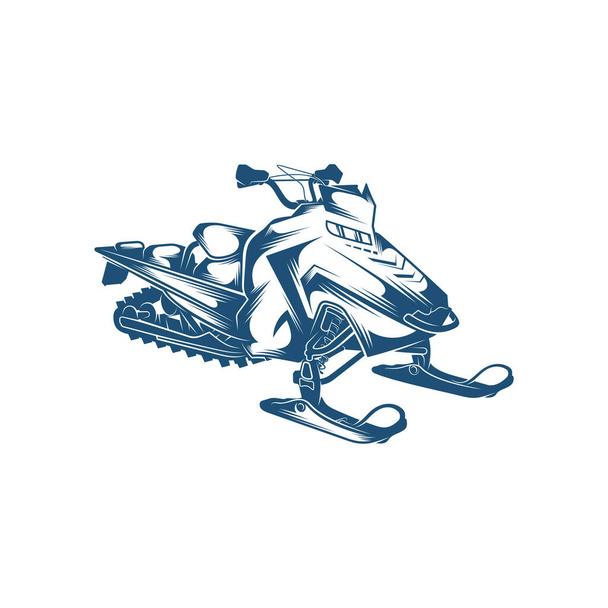 Snowmobile design διάνυσμα εικονογράφηση, Creative Snowmobile λογότυπο σχεδιασμό πρότυπο έννοια, σύμβολα εικονίδια - Διάνυσμα, εικόνα
