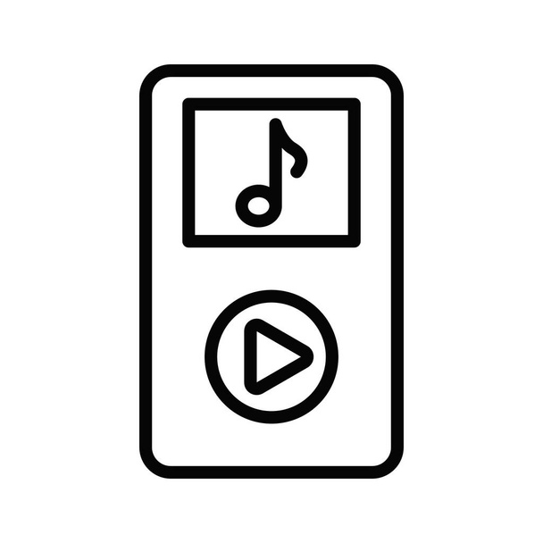 Musikgerät Vektor-Symbol, das leicht geändert oder bearbeitet werden kann - Vektor, Bild