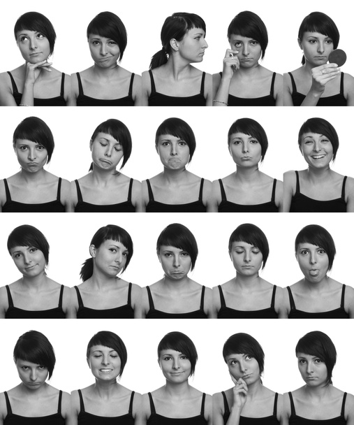 Expressions faciales utiles. Les visages des acteurs
. - Photo, image