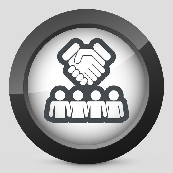 Икона социального согласия
 - Вектор,изображение
