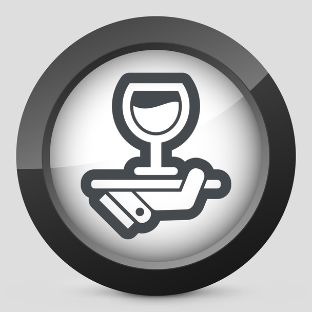 wijnkaart pictogram - Vector, afbeelding