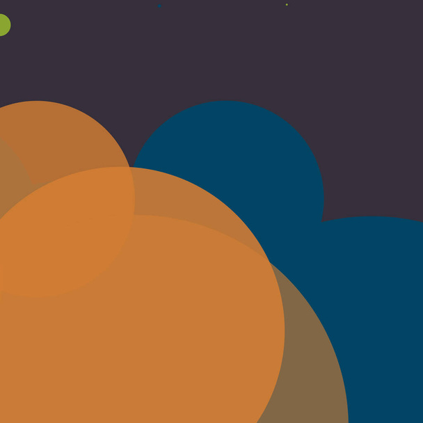 Ročník skvrnité ploché tvary barevné pozadí abstraktní jednoduché kruhy bublina obchodní vzor design - Fotografie, Obrázek