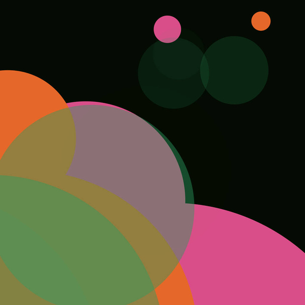 vlekkerige platte vormen kleurrijke achtergrond abstracte eenvoudige cirkels zeepbel business patroon ontwerp - Foto, afbeelding