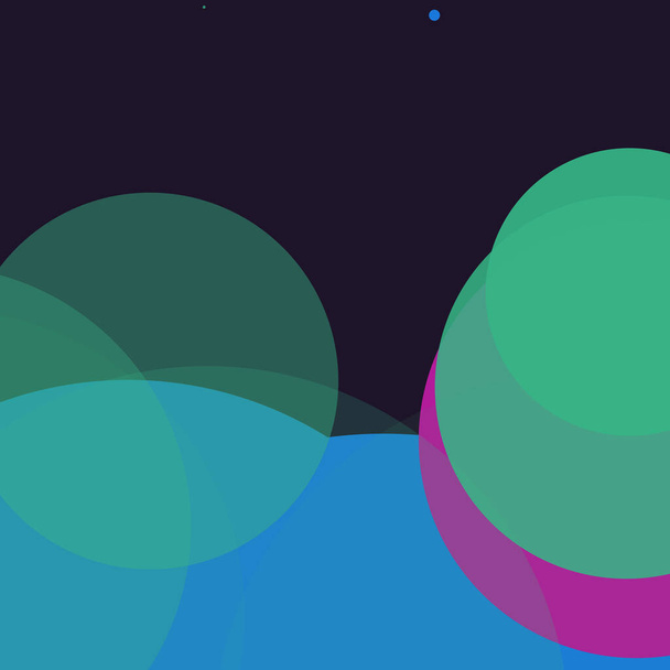Красочный фон минимальный простой абстрактный дизайн круга пузырь бизнес-шаблон - Фото, изображение