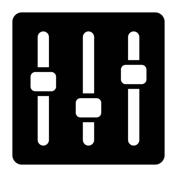 Návrh ikon vyrovnávače hlasitosti - Vektor, obrázek