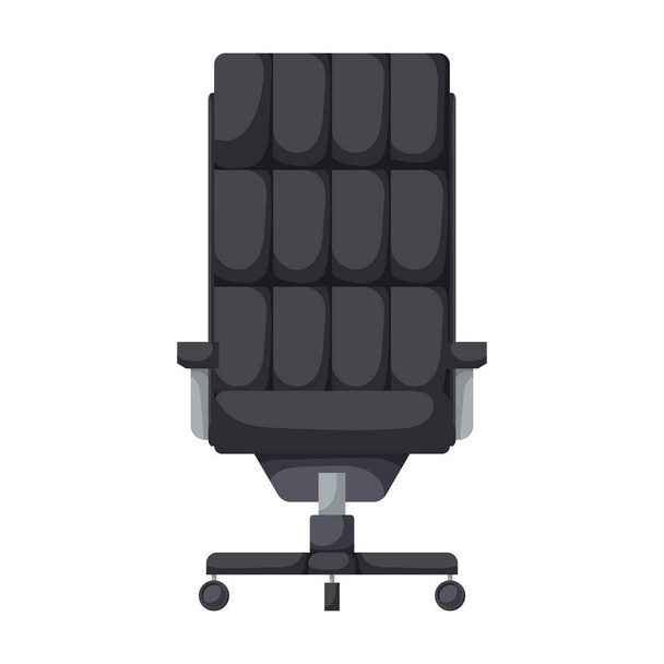 Icona vettoriale sedia da ufficio icon.Cartoon vettore isolato su sedia da ufficio sfondo bianco. - Vettoriali, immagini