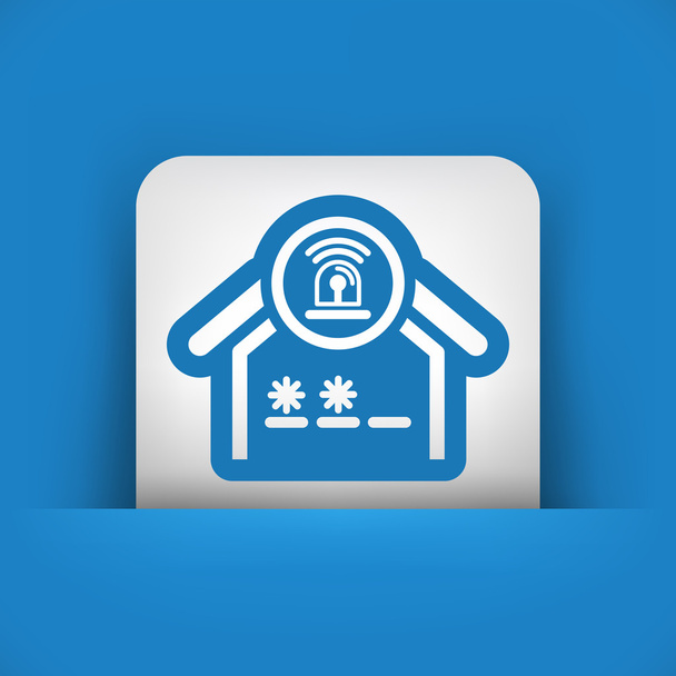 House alarm icon - Vector, Image