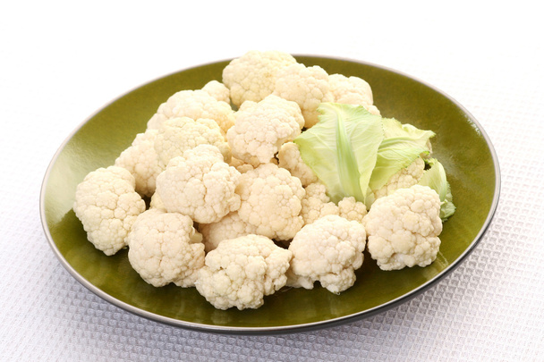 plate full of cauliflower ready to cook - Photo, Image