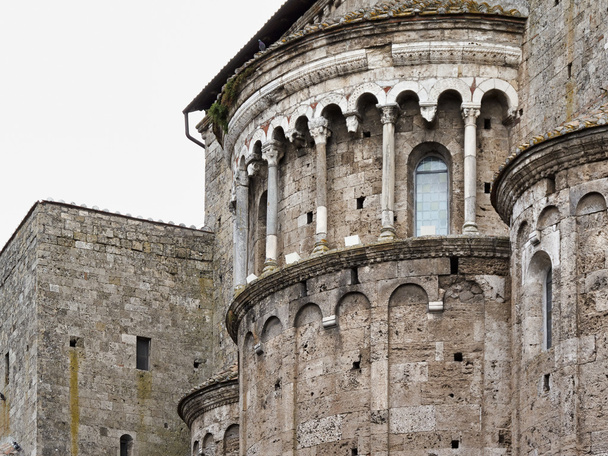 Olaszország, anagni, középkori st. mary katedrális homlokzata - Fotó, kép