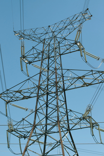 Elektrik İletim Kulesi (elektrik pilon) - Fotoğraf, Görsel