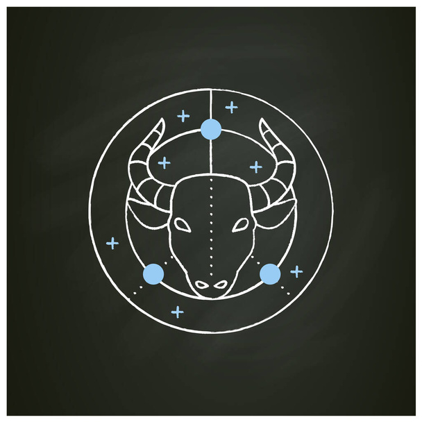 Ікона крейди Taurus - Вектор, зображення
