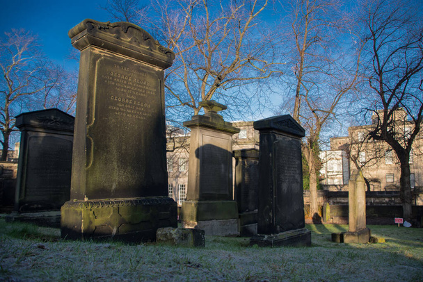 Cemetery in Edinburgh, Scotland - Photo, Image