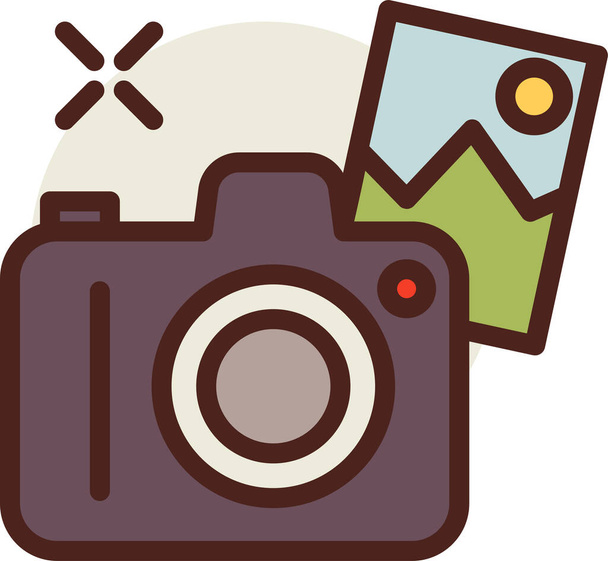 camera icon. vector illustration - Vector, Image