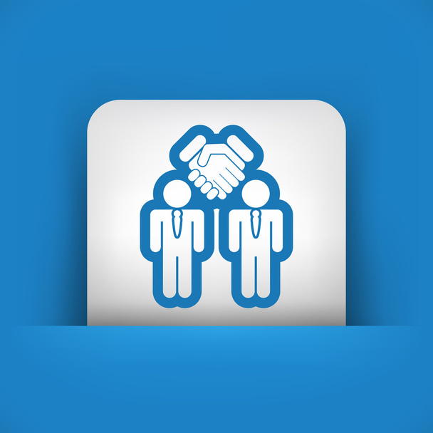 Social agreed icon - Vector, Image