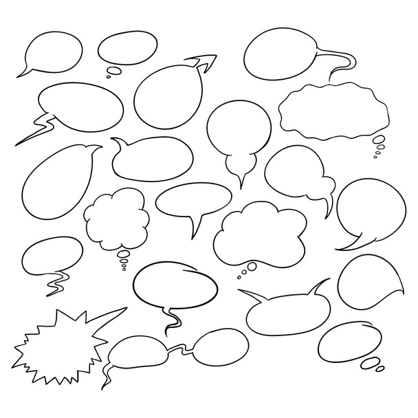 speech doodle - Vector, Image