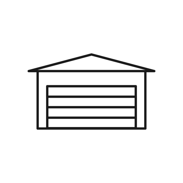 Garage icon. Parking icon. Storage house icon. - Vector, Image
