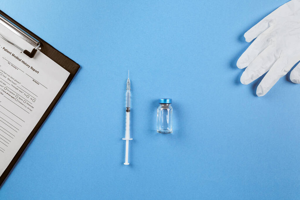 Медицинский набор для вакцины ковид-19 - Фото, изображение