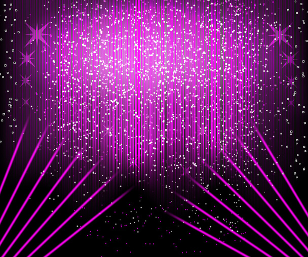 Abstract blurred glowing background with sparks. - Vector, Image