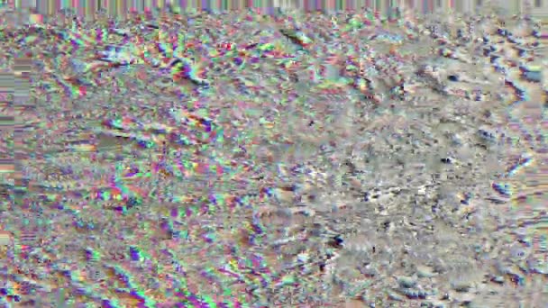 Trendy data glitch blinking sci-fi holographic background. - Footage, Video