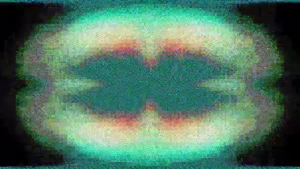 Trendy psichedelico neon sci-fi sfondo olografico.  - Filmati, video