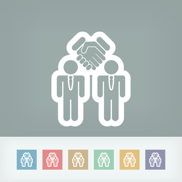 Икона социального согласия
 - Вектор,изображение