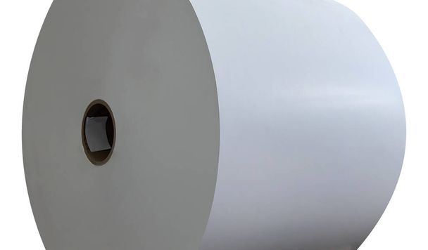 Большая катушка печатной бумаги - Фото, изображение