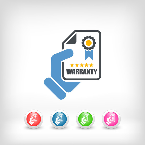 Warranty icon - Vector, Image