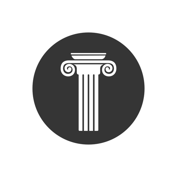 Sütun Logo Şablonu tasarım resimleme simgesi işareti - Vektör, Görsel