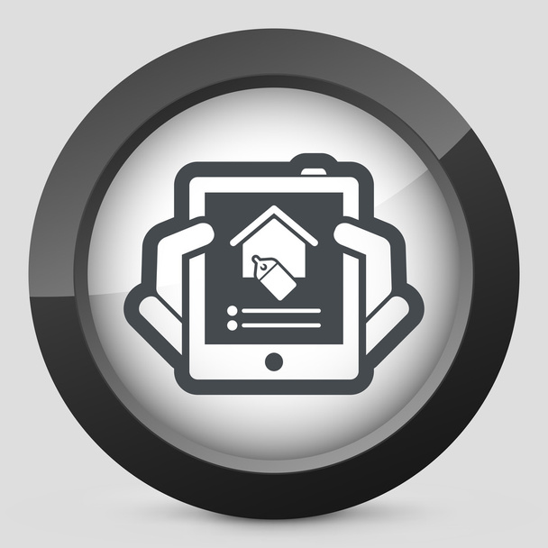Real estate icon - Vector, Image