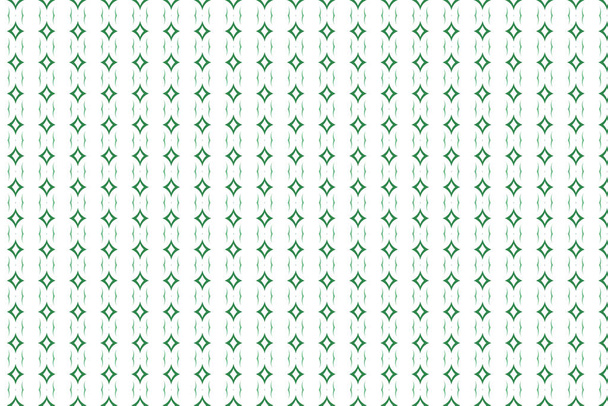Green Seamless Pattern With Diamond Shape. Seamless Geometric Diamond Pattern Design Texture. - Photo, Image